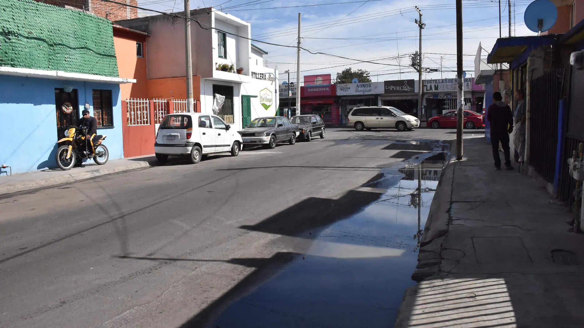 fuga de aguas negras